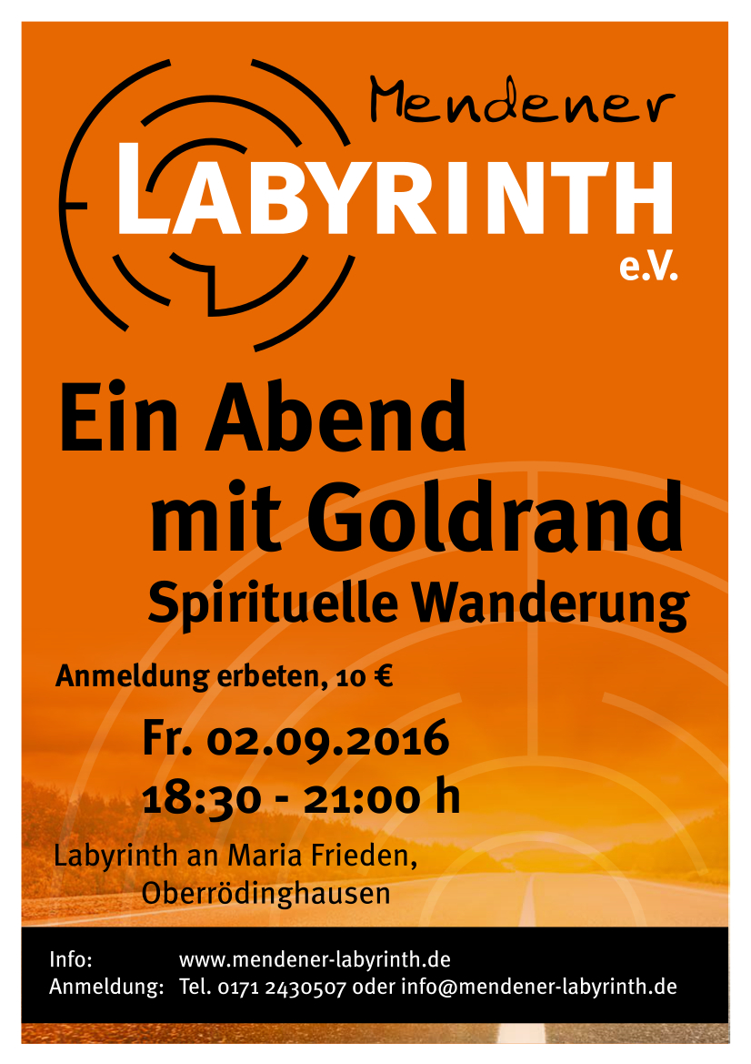 Plakat_A4_Spirituelle_Wanderung_Mendener Labyrinth
